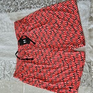 UA 2XL Tech Printed Shorts - Inseam 10"